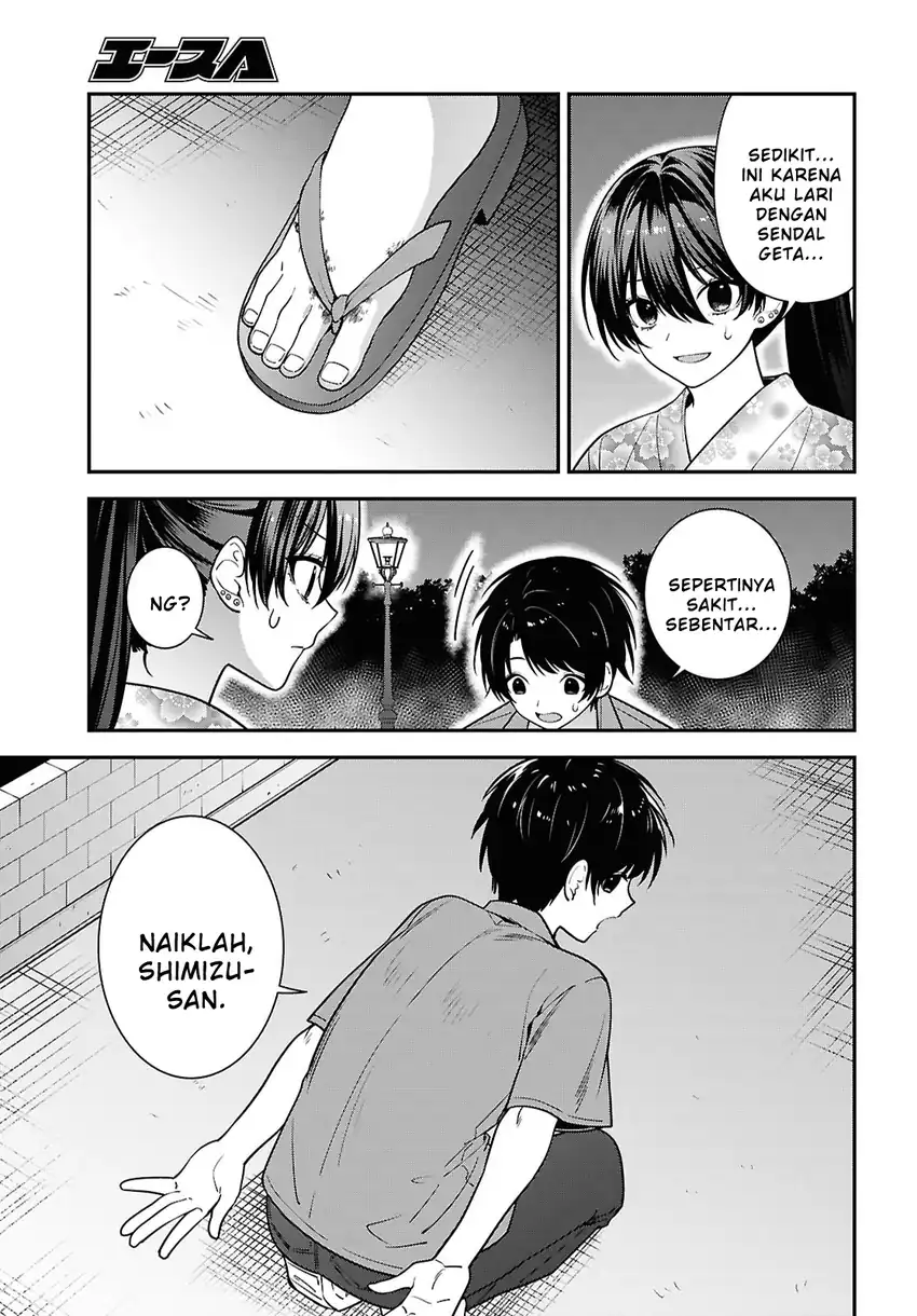 Tonari no Seki no Yankee Shimizu-san ga Kami o Kuroku Sometekita Chapter 16 - halaman 31