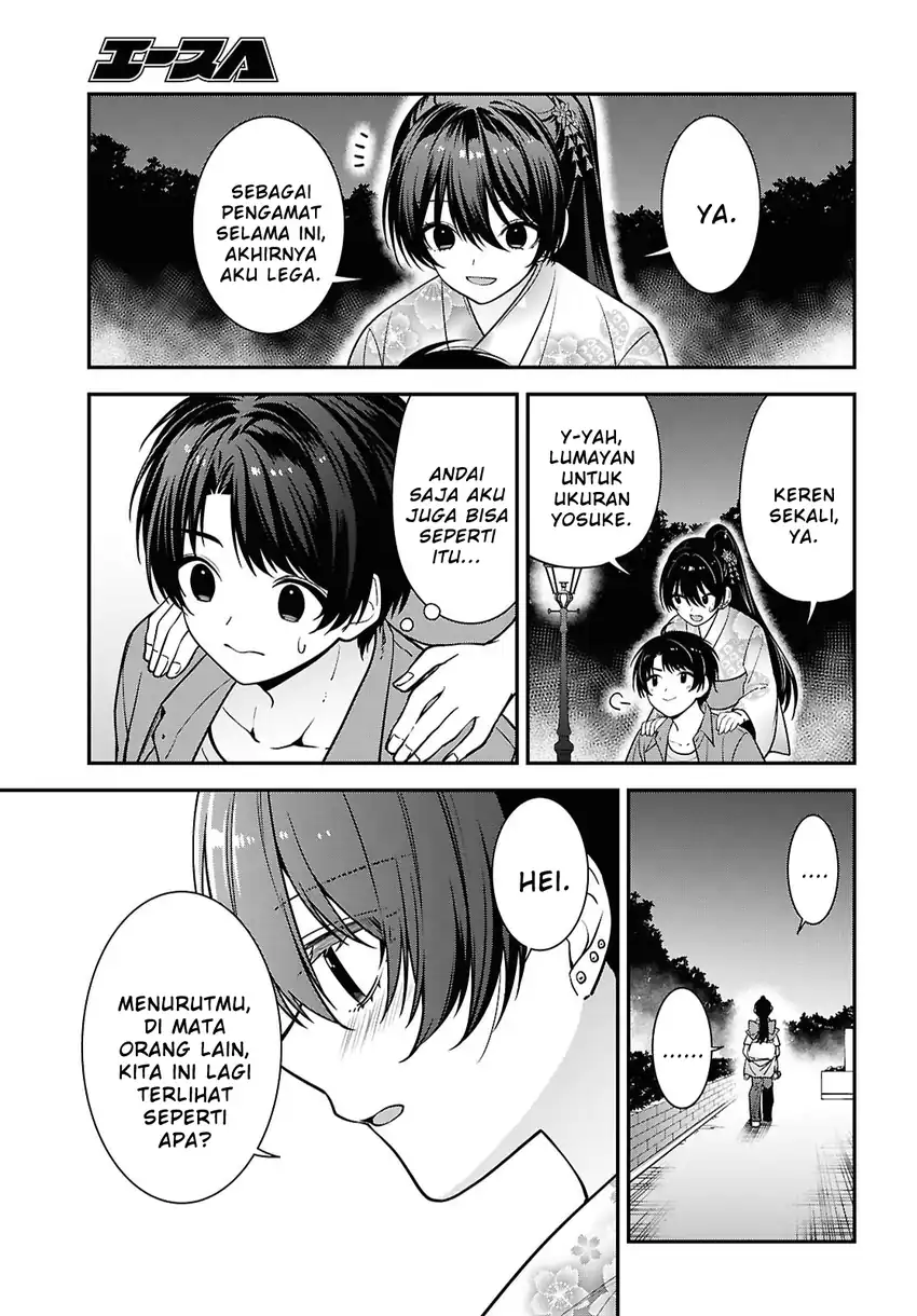 Tonari no Seki no Yankee Shimizu-san ga Kami o Kuroku Sometekita Chapter 16 - halaman 35