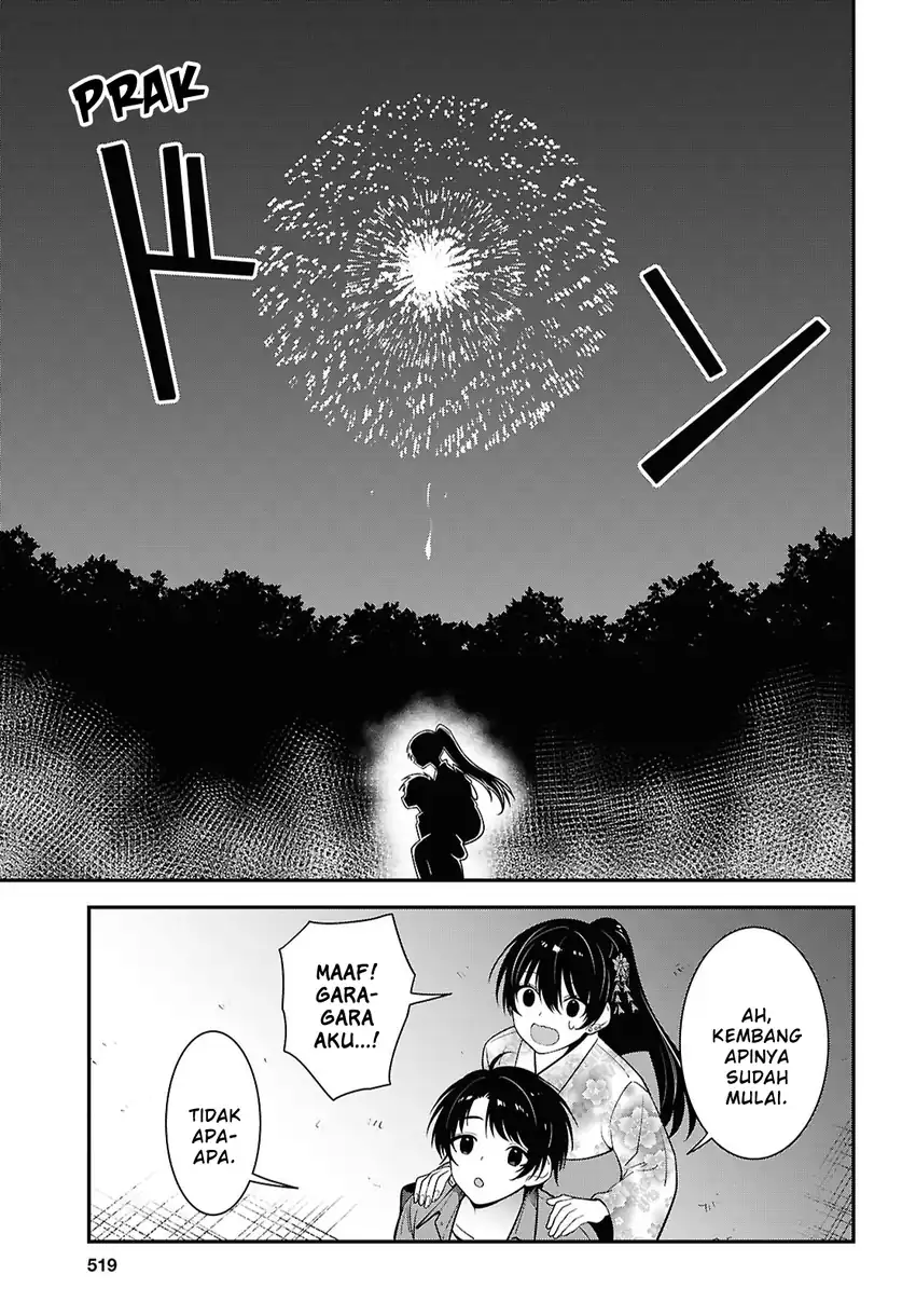 Tonari no Seki no Yankee Shimizu-san ga Kami o Kuroku Sometekita Chapter 16 - halaman 37