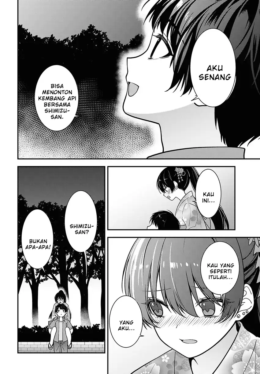 Tonari no Seki no Yankee Shimizu-san ga Kami o Kuroku Sometekita Chapter 16 - halaman 38