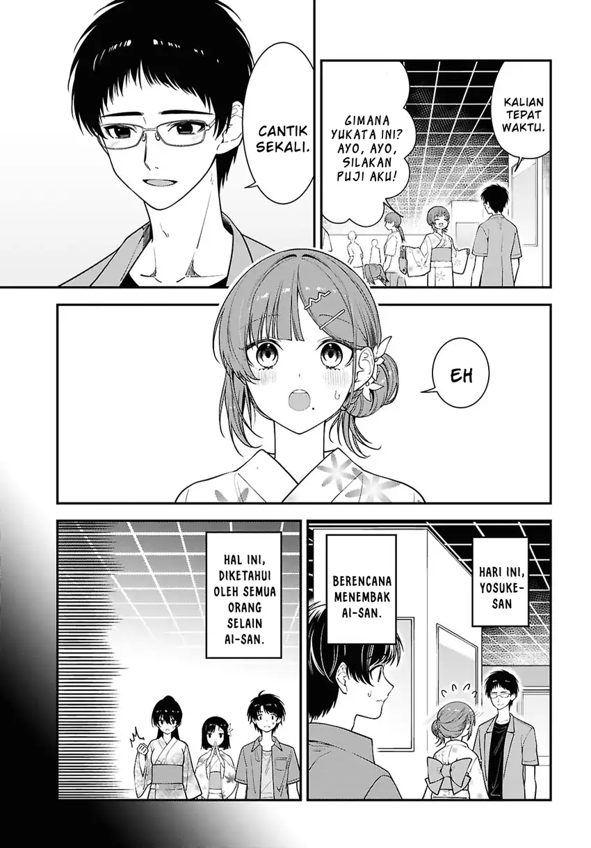 Tonari no Seki no Yankee Shimizu-san ga Kami o Kuroku Sometekita Chapter 16 - halaman 7