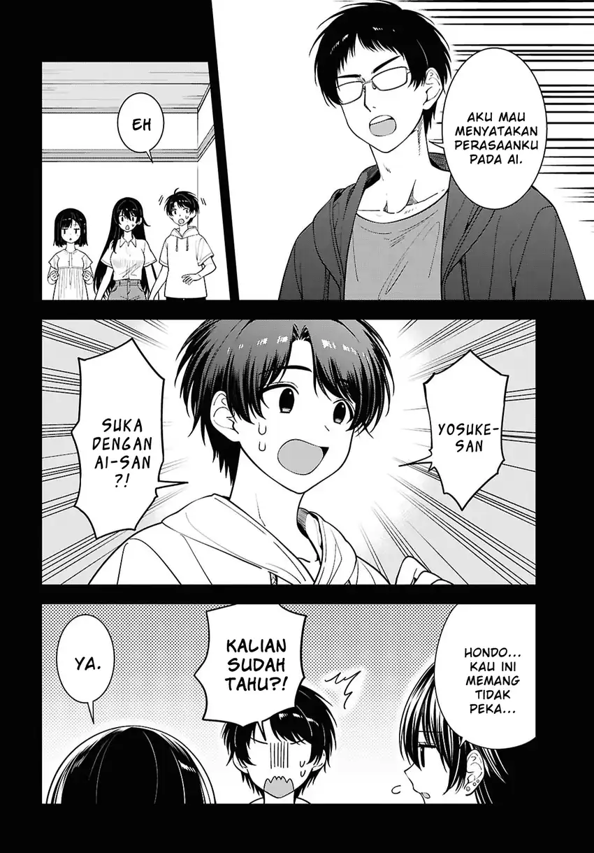 Tonari no Seki no Yankee Shimizu-san ga Kami o Kuroku Sometekita Chapter 16 - halaman 8