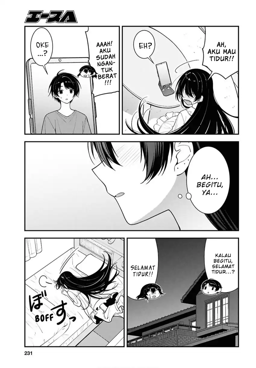 Tonari no Seki no Yankee Shimizu-san ga Kami o Kuroku Sometekita Chapter 17 - halaman 15