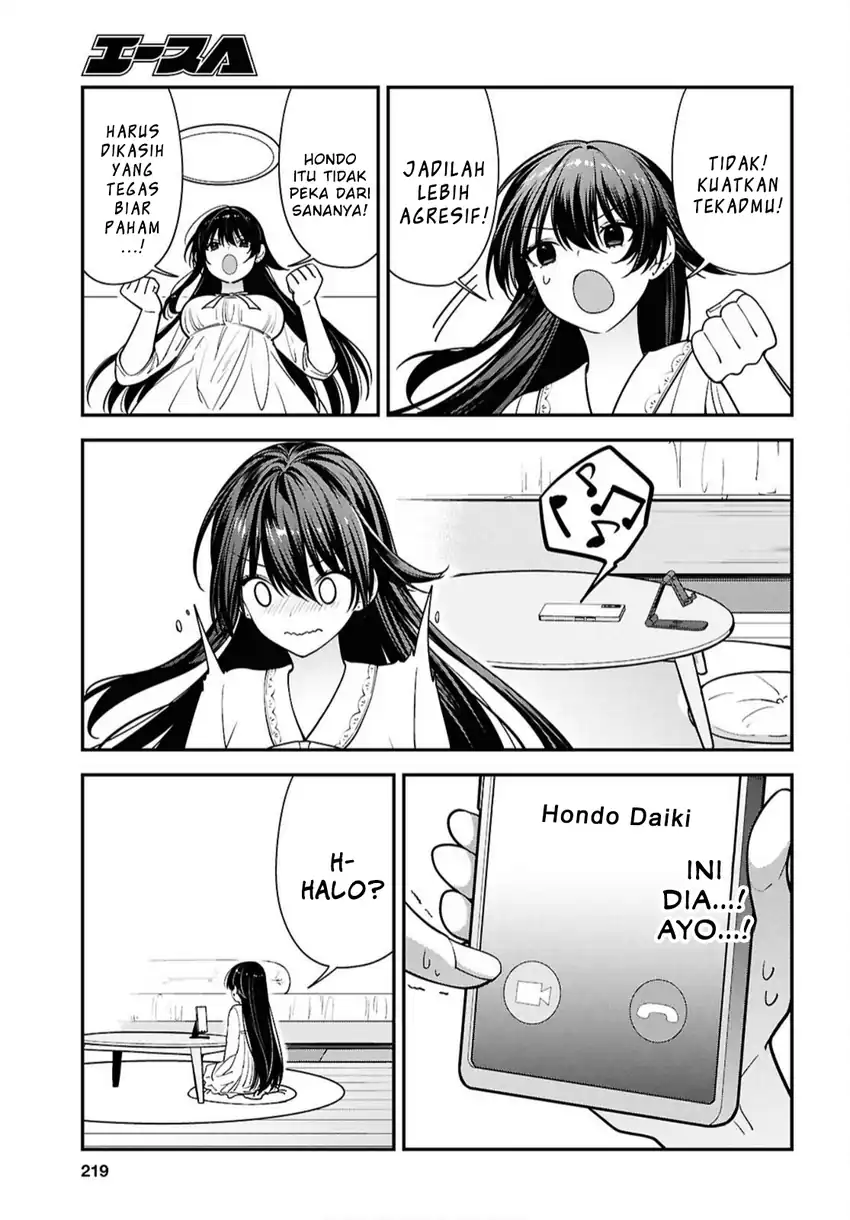 Tonari no Seki no Yankee Shimizu-san ga Kami o Kuroku Sometekita Chapter 17 - halaman 4