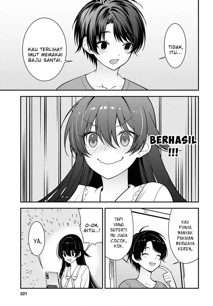 Tonari no Seki no Yankee Shimizu-san ga Kami o Kuroku Sometekita Chapter 17 - halaman 6