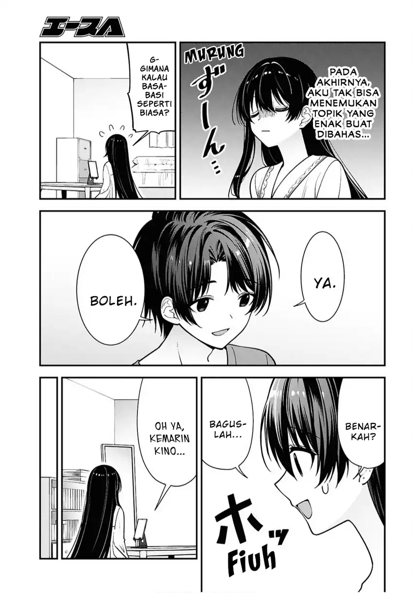Tonari no Seki no Yankee Shimizu-san ga Kami o Kuroku Sometekita Chapter 17 - halaman 8