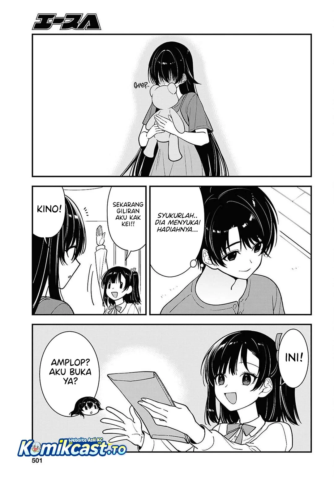 Tonari no Seki no Yankee Shimizu-san ga Kami o Kuroku Sometekita Chapter 18 - halaman 10
