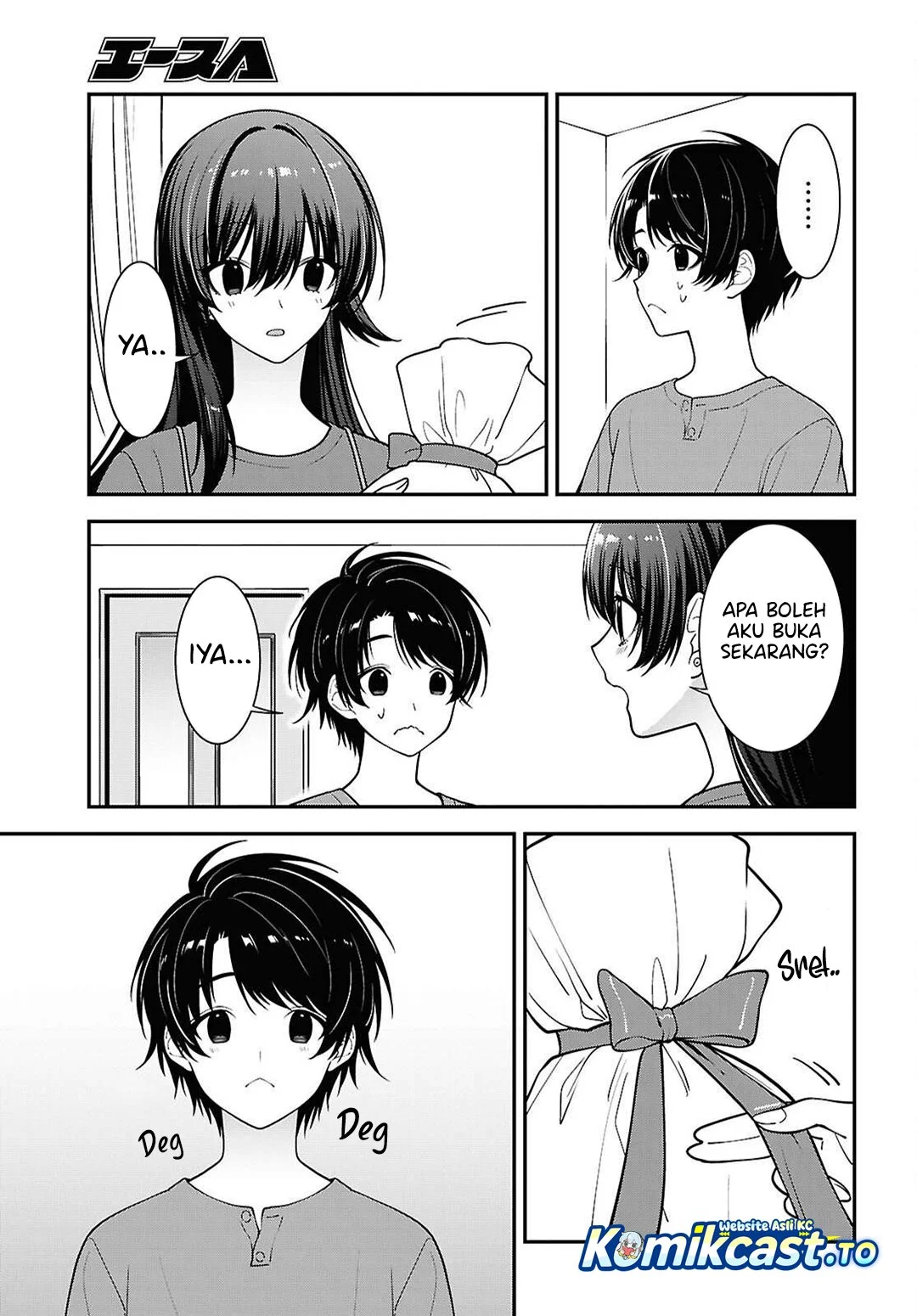 Tonari no Seki no Yankee Shimizu-san ga Kami o Kuroku Sometekita Chapter 18 - halaman 5