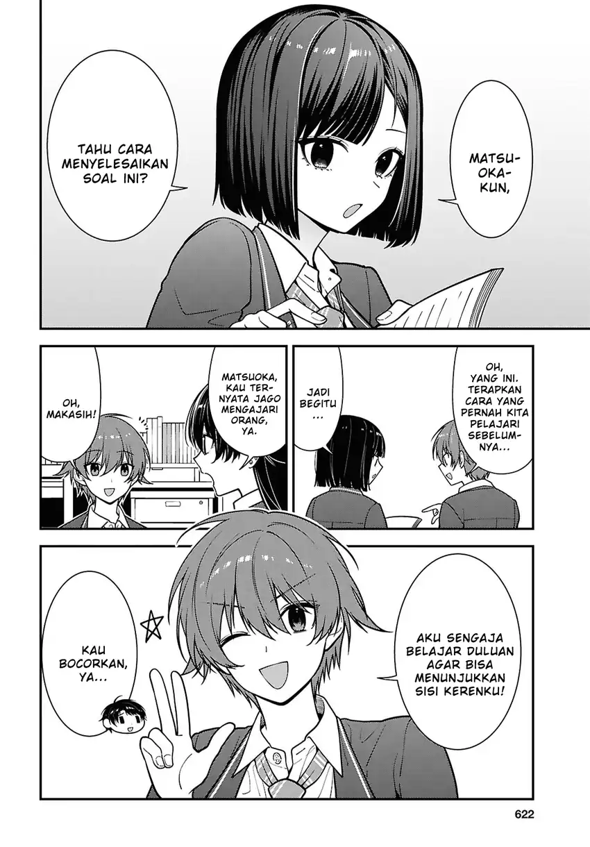 Tonari no Seki no Yankee Shimizu-san ga Kami o Kuroku Sometekita Chapter 19 - halaman 10