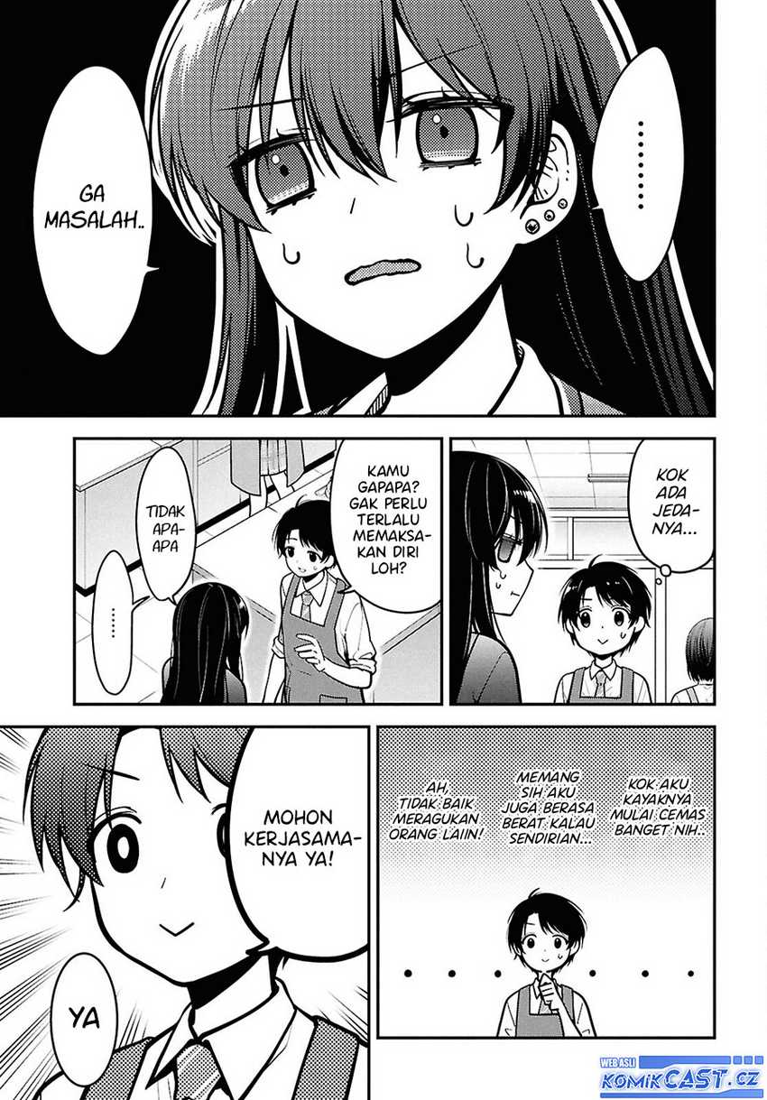 Tonari no Seki no Yankee Shimizu-san ga Kami o Kuroku Sometekita Chapter 2 - halaman 10