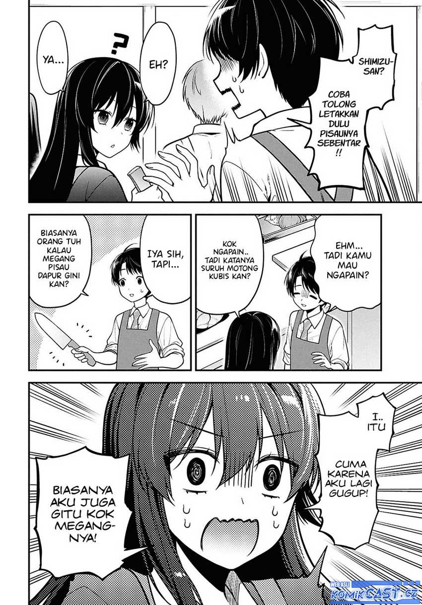 Tonari no Seki no Yankee Shimizu-san ga Kami o Kuroku Sometekita Chapter 2 - halaman 13
