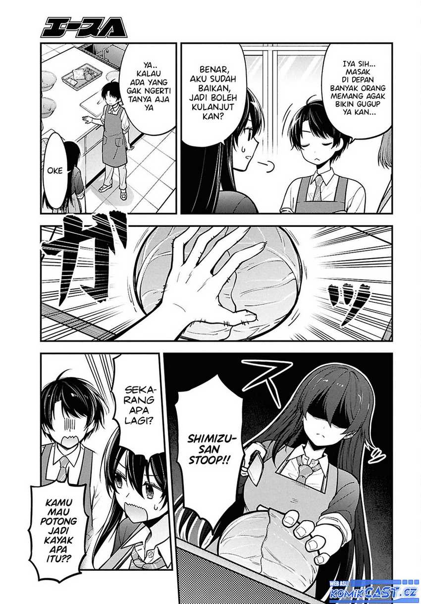 Tonari no Seki no Yankee Shimizu-san ga Kami o Kuroku Sometekita Chapter 2 - halaman 14