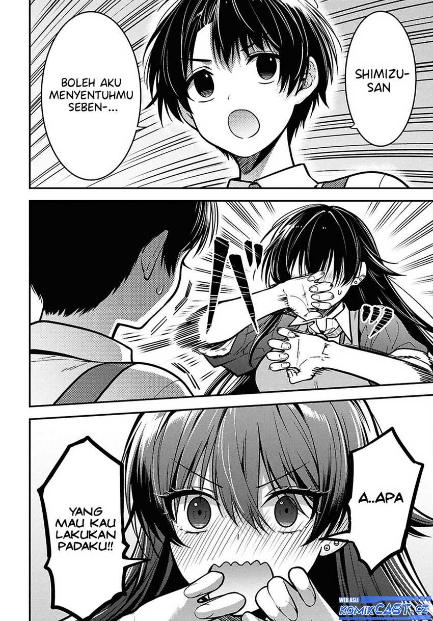 Tonari no Seki no Yankee Shimizu-san ga Kami o Kuroku Sometekita Chapter 2 - halaman 21