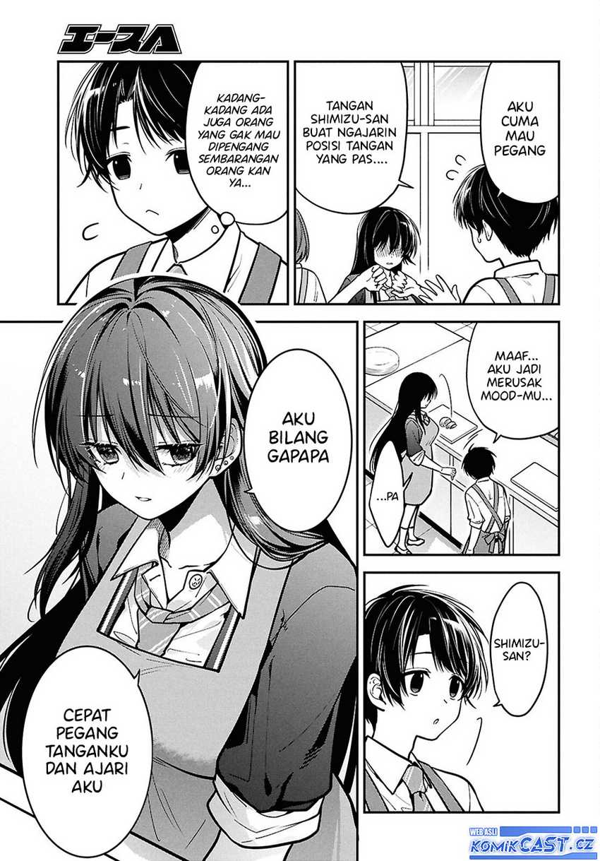 Tonari no Seki no Yankee Shimizu-san ga Kami o Kuroku Sometekita Chapter 2 - halaman 22