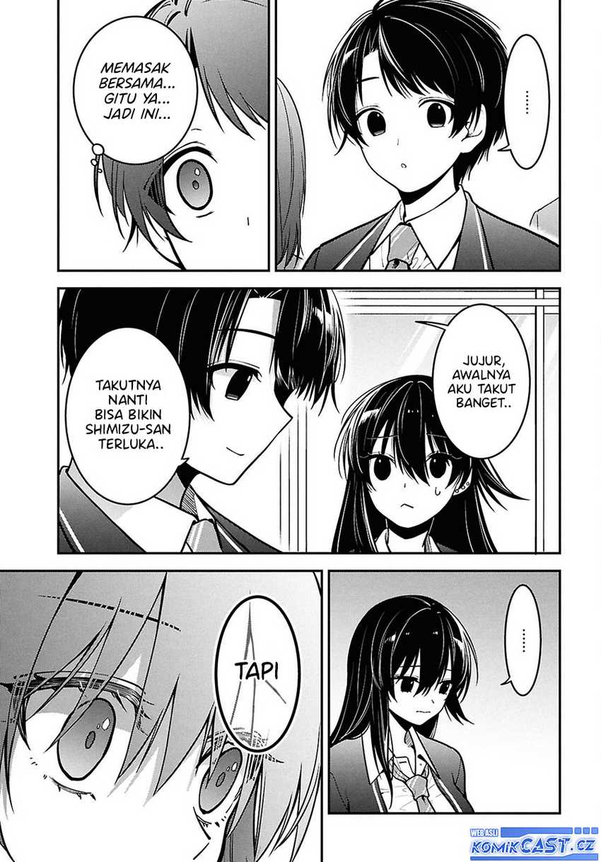 Tonari no Seki no Yankee Shimizu-san ga Kami o Kuroku Sometekita Chapter 2 - halaman 32