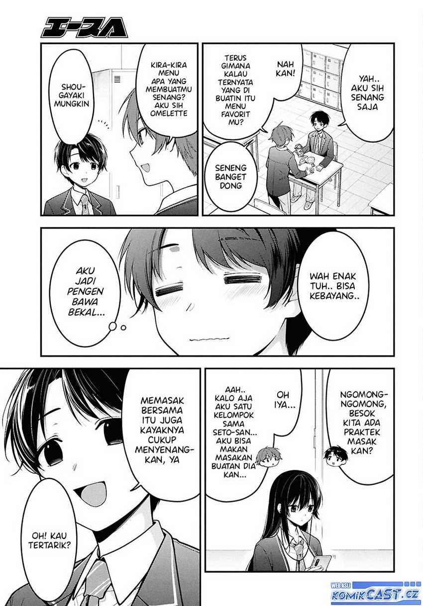 Tonari no Seki no Yankee Shimizu-san ga Kami o Kuroku Sometekita Chapter 2 - halaman 4