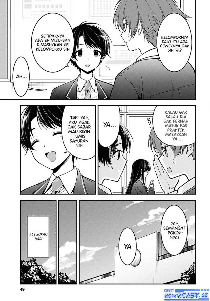 Tonari no Seki no Yankee Shimizu-san ga Kami o Kuroku Sometekita Chapter 2 - halaman 6