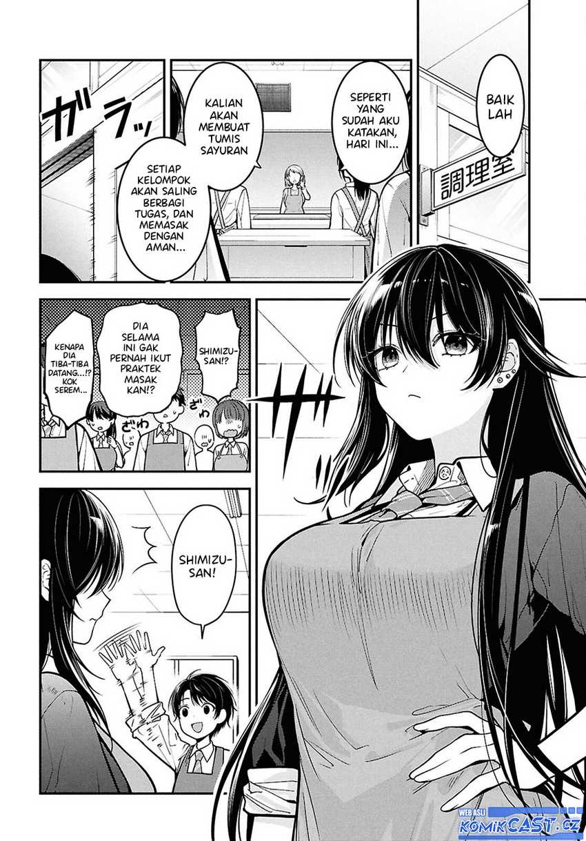 Tonari no Seki no Yankee Shimizu-san ga Kami o Kuroku Sometekita Chapter 2 - halaman 7