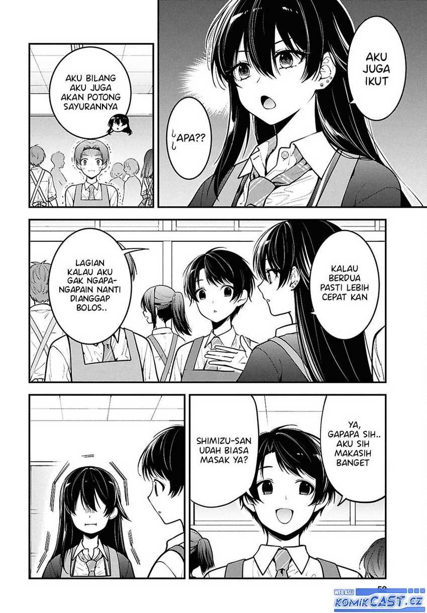 Tonari no Seki no Yankee Shimizu-san ga Kami o Kuroku Sometekita Chapter 2 - halaman 9