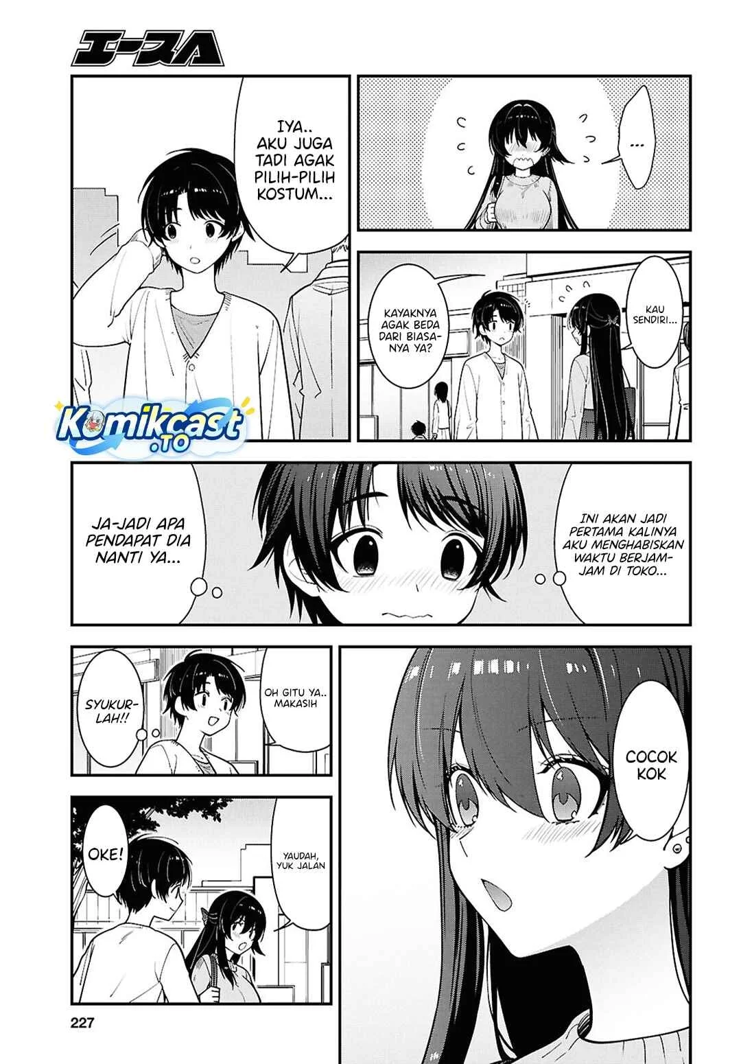 Tonari no Seki no Yankee Shimizu-san ga Kami o Kuroku Sometekita Chapter 20 - halaman 10