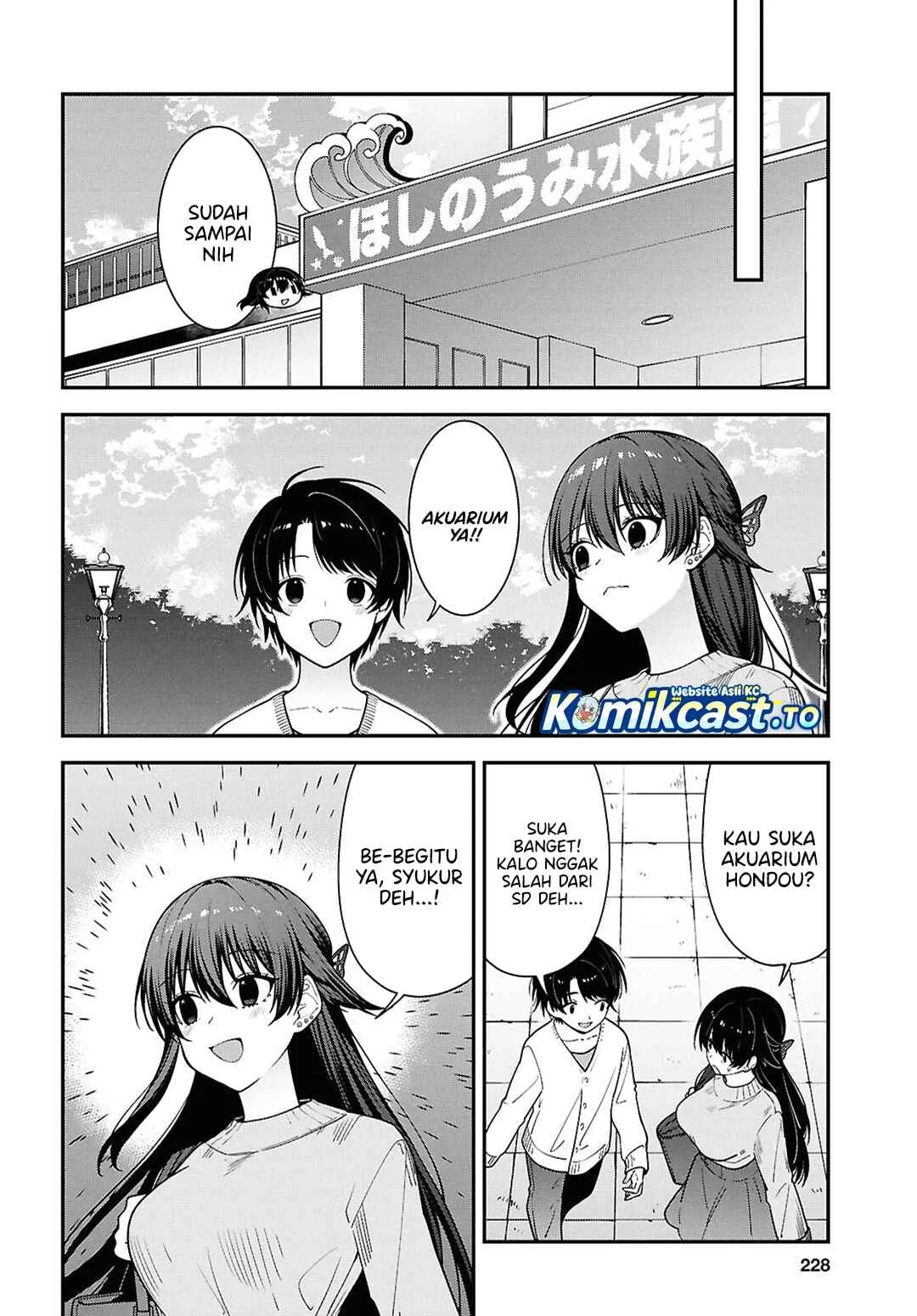Tonari no Seki no Yankee Shimizu-san ga Kami o Kuroku Sometekita Chapter 20 - halaman 11