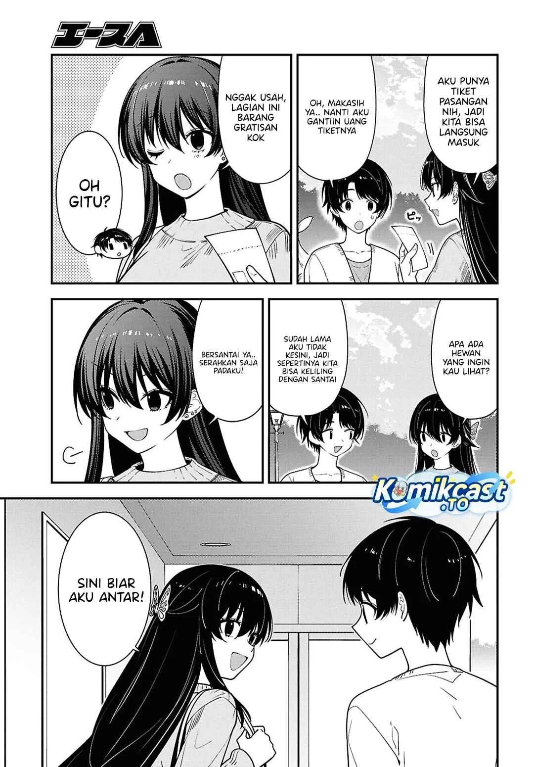 Tonari no Seki no Yankee Shimizu-san ga Kami o Kuroku Sometekita Chapter 20 - halaman 12