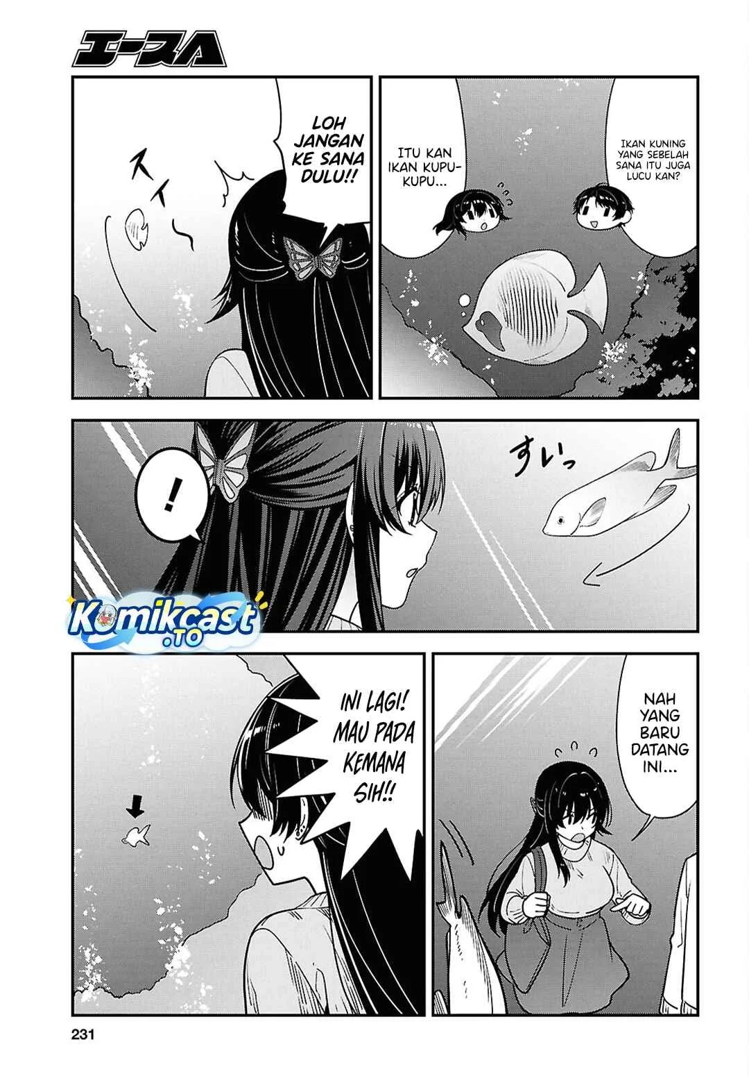 Tonari no Seki no Yankee Shimizu-san ga Kami o Kuroku Sometekita Chapter 20 - halaman 14