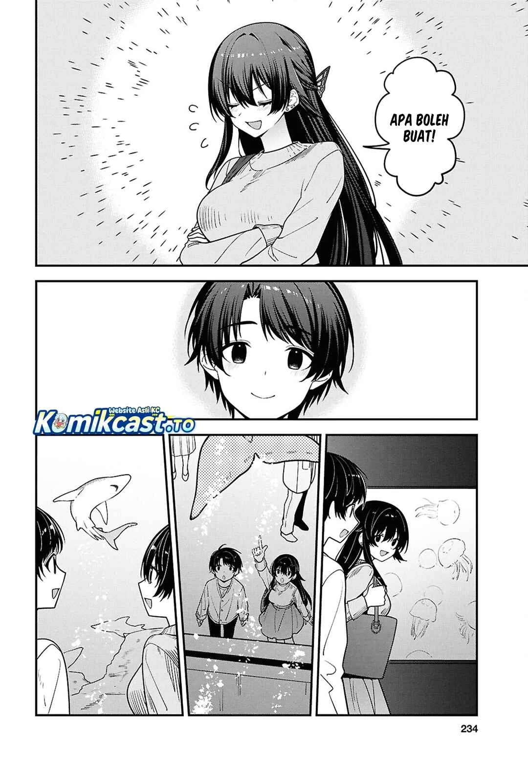 Tonari no Seki no Yankee Shimizu-san ga Kami o Kuroku Sometekita Chapter 20 - halaman 17