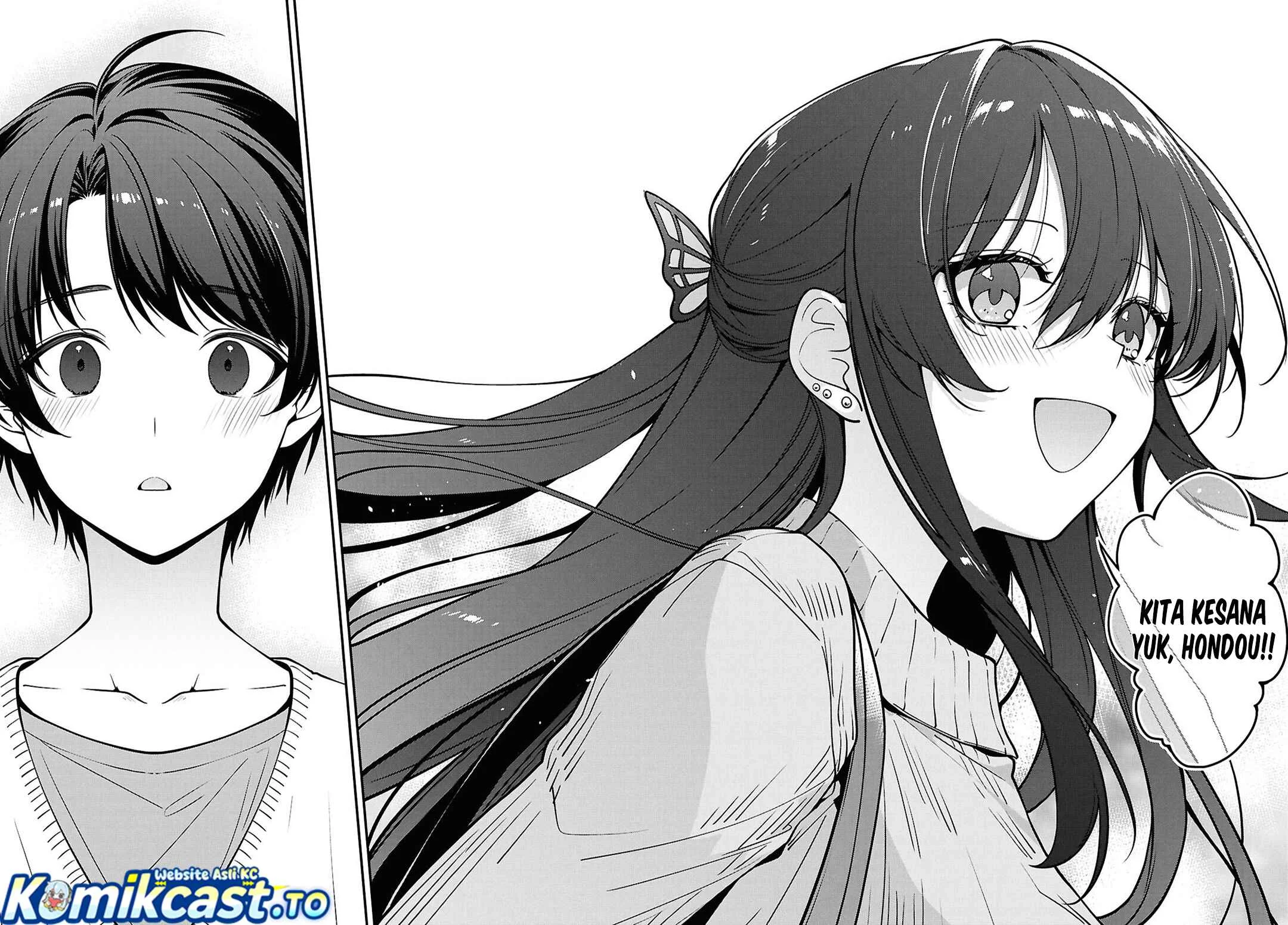 Tonari no Seki no Yankee Shimizu-san ga Kami o Kuroku Sometekita Chapter 20 - halaman 19