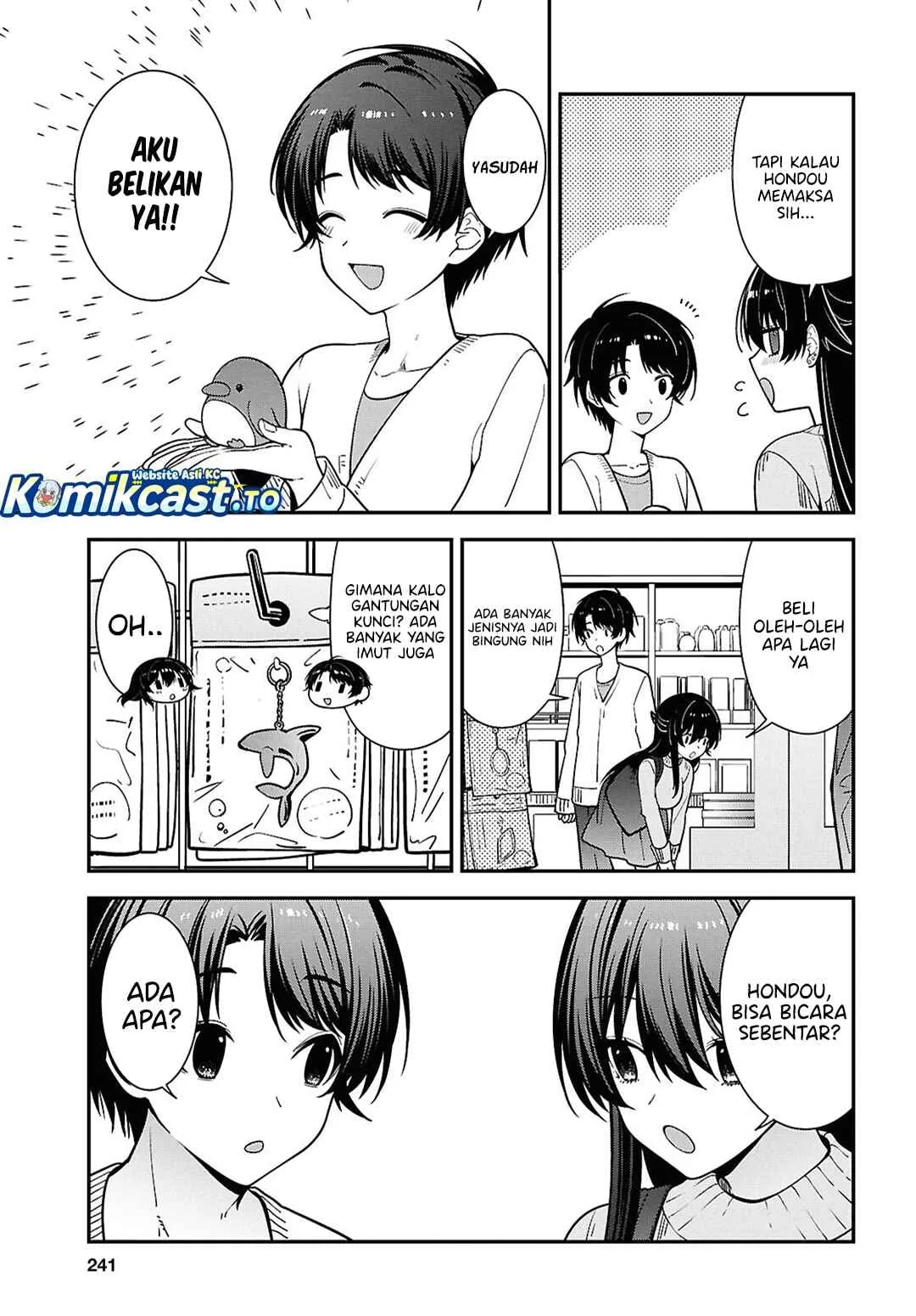 Tonari no Seki no Yankee Shimizu-san ga Kami o Kuroku Sometekita Chapter 20 - halaman 23