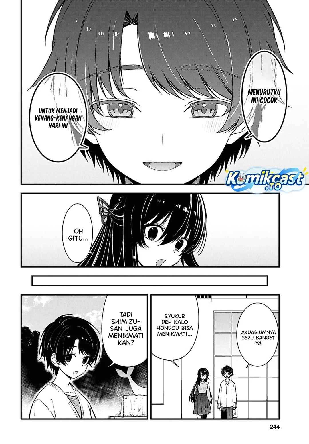 Tonari no Seki no Yankee Shimizu-san ga Kami o Kuroku Sometekita Chapter 20 - halaman 26