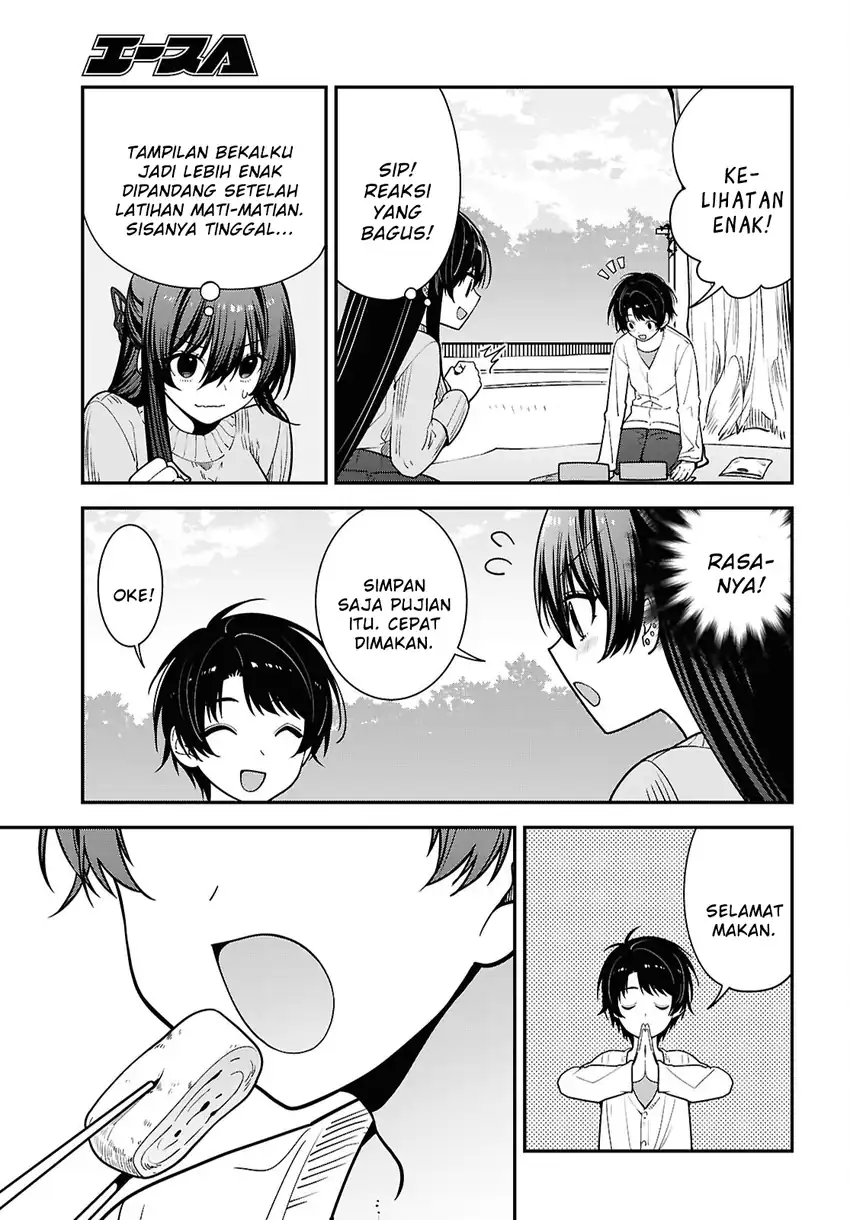 Tonari no Seki no Yankee Shimizu-san ga Kami o Kuroku Sometekita Chapter 21 - halaman 11