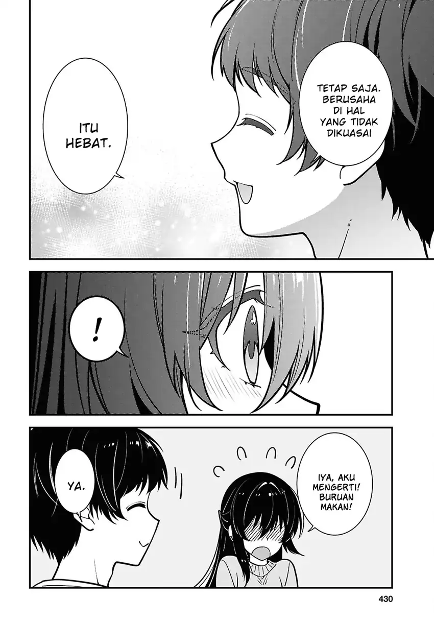 Tonari no Seki no Yankee Shimizu-san ga Kami o Kuroku Sometekita Chapter 21 - halaman 16