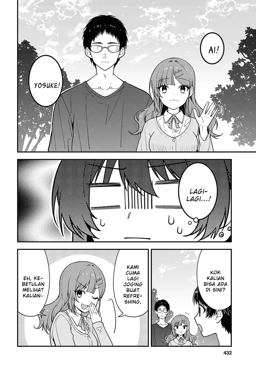 Tonari no Seki no Yankee Shimizu-san ga Kami o Kuroku Sometekita Chapter 21 - halaman 18