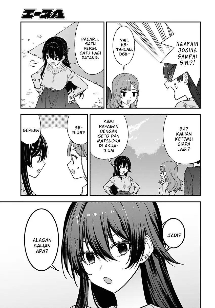 Tonari no Seki no Yankee Shimizu-san ga Kami o Kuroku Sometekita Chapter 21 - halaman 19