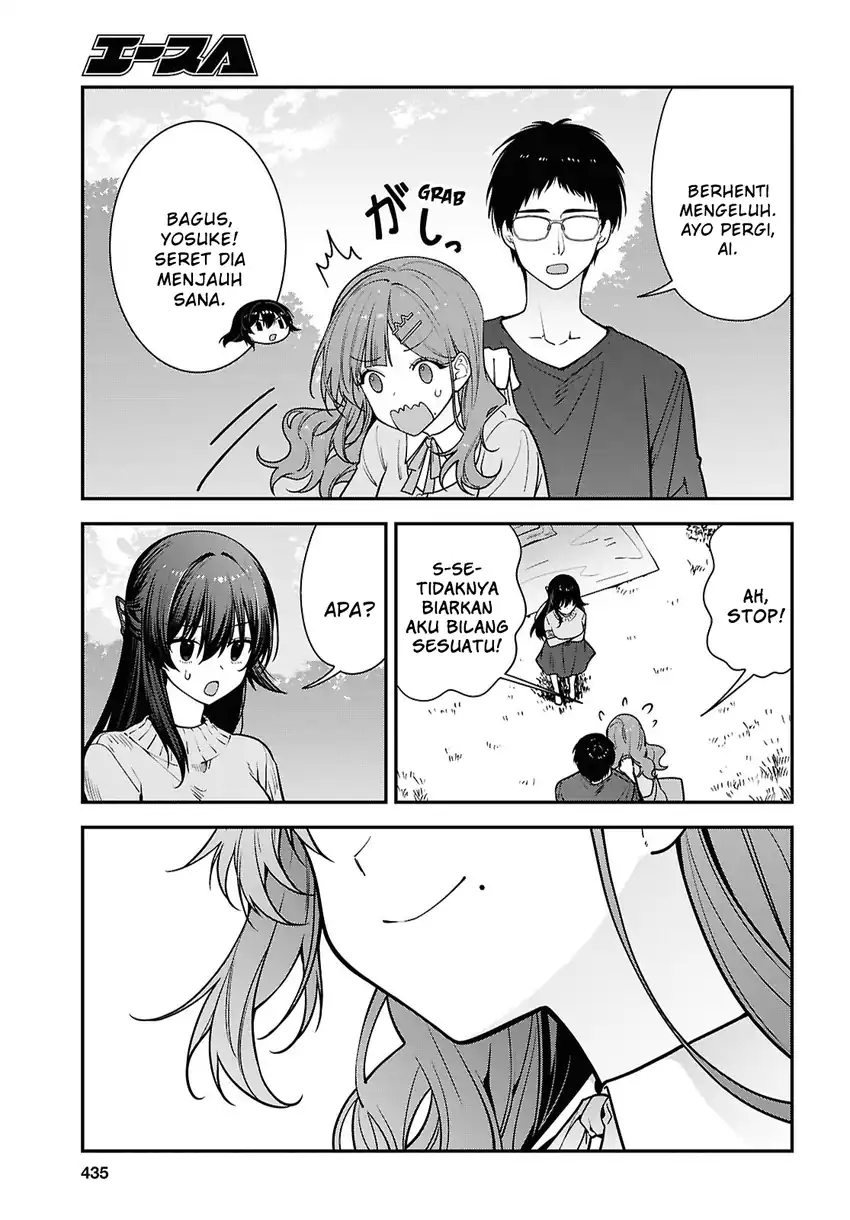 Tonari no Seki no Yankee Shimizu-san ga Kami o Kuroku Sometekita Chapter 21 - halaman 21