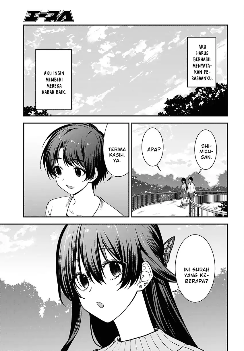 Tonari no Seki no Yankee Shimizu-san ga Kami o Kuroku Sometekita Chapter 21 - halaman 25