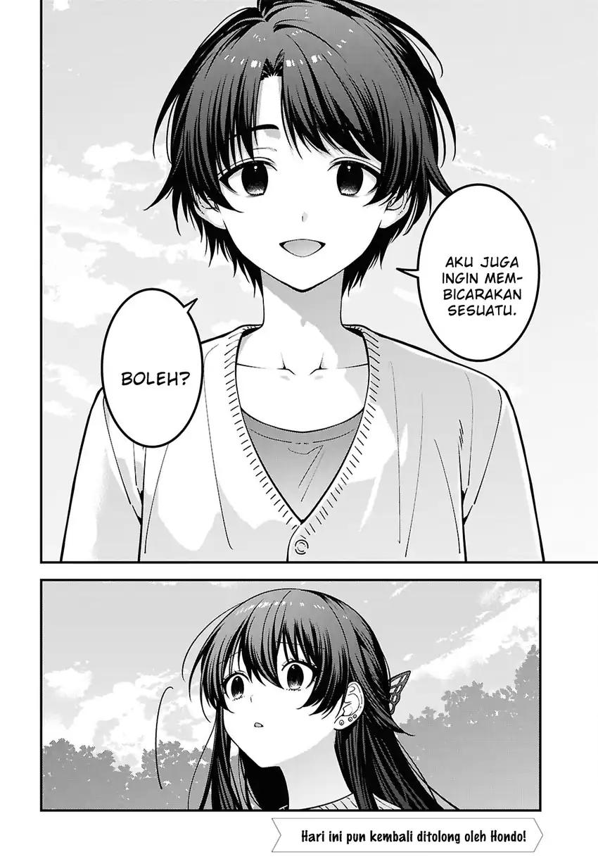 Tonari no Seki no Yankee Shimizu-san ga Kami o Kuroku Sometekita Chapter 21 - halaman 35