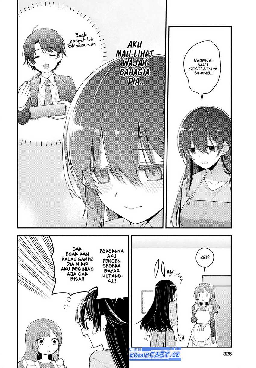 Tonari no Seki no Yankee Shimizu-san ga Kami o Kuroku Sometekita Chapter 3 - halaman 13