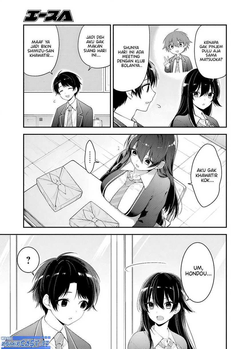 Tonari no Seki no Yankee Shimizu-san ga Kami o Kuroku Sometekita Chapter 3 - halaman 18