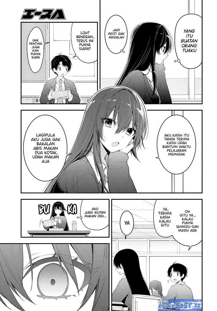 Tonari no Seki no Yankee Shimizu-san ga Kami o Kuroku Sometekita Chapter 3 - halaman 20