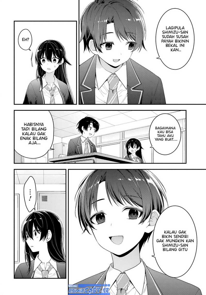 Tonari no Seki no Yankee Shimizu-san ga Kami o Kuroku Sometekita Chapter 3 - halaman 25
