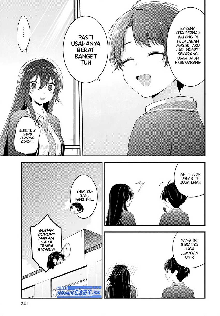 Tonari no Seki no Yankee Shimizu-san ga Kami o Kuroku Sometekita Chapter 3 - halaman 28