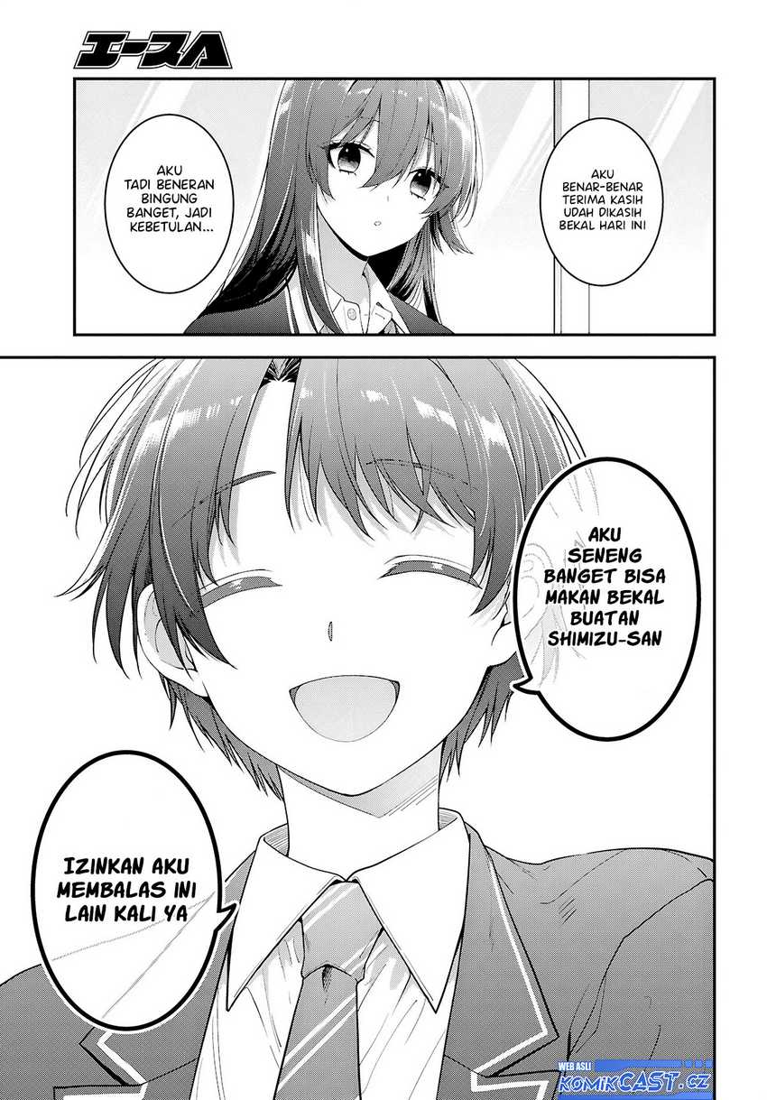 Tonari no Seki no Yankee Shimizu-san ga Kami o Kuroku Sometekita Chapter 3 - halaman 30