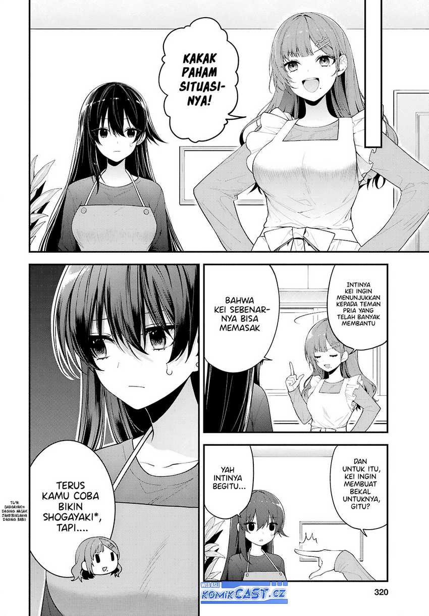 Tonari no Seki no Yankee Shimizu-san ga Kami o Kuroku Sometekita Chapter 3 - halaman 7