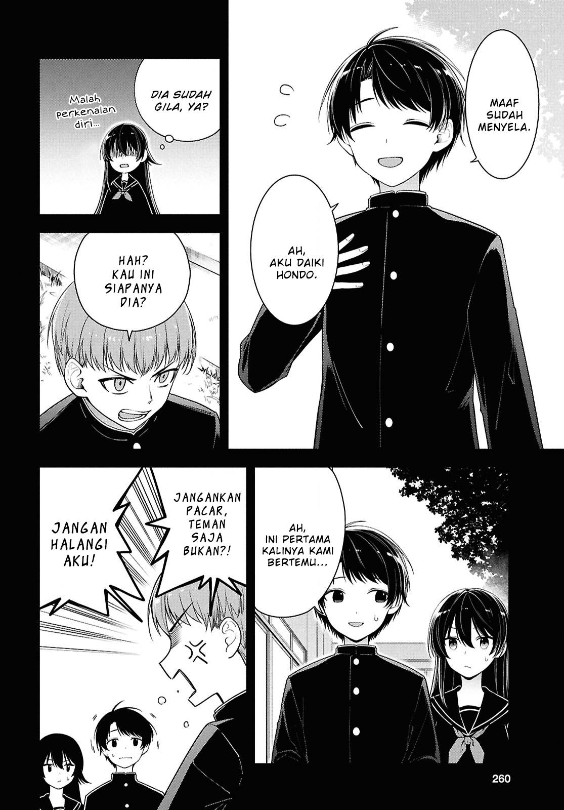Tonari no Seki no Yankee Shimizu-san ga Kami o Kuroku Sometekita Chapter 4 - halaman 13