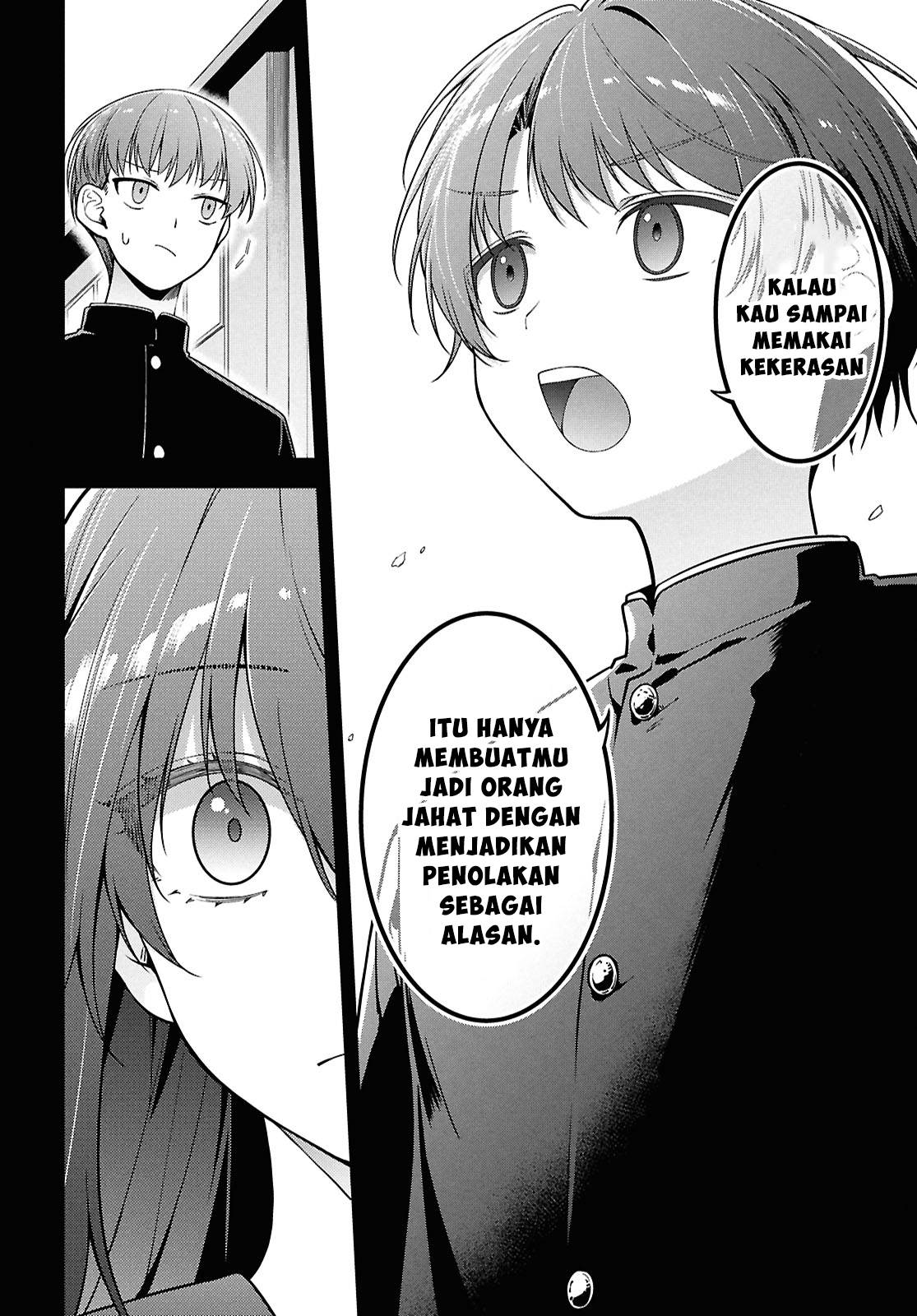 Tonari no Seki no Yankee Shimizu-san ga Kami o Kuroku Sometekita Chapter 4 - halaman 15