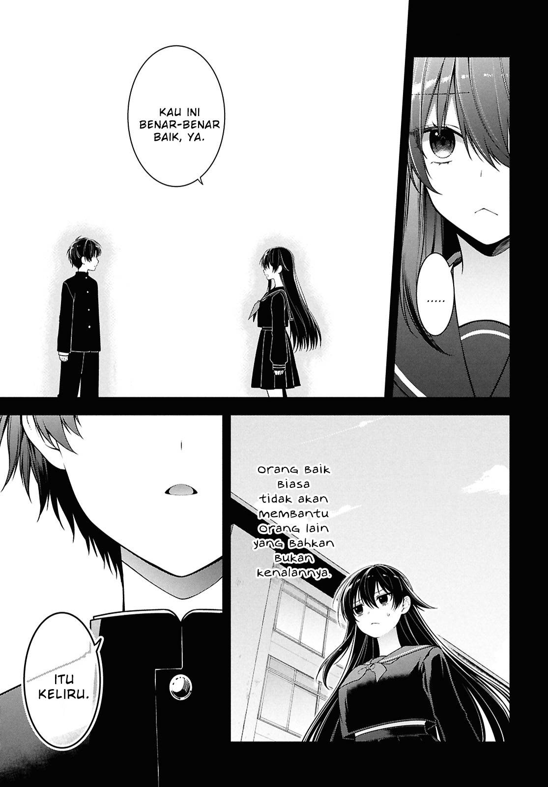 Tonari no Seki no Yankee Shimizu-san ga Kami o Kuroku Sometekita Chapter 4 - halaman 20