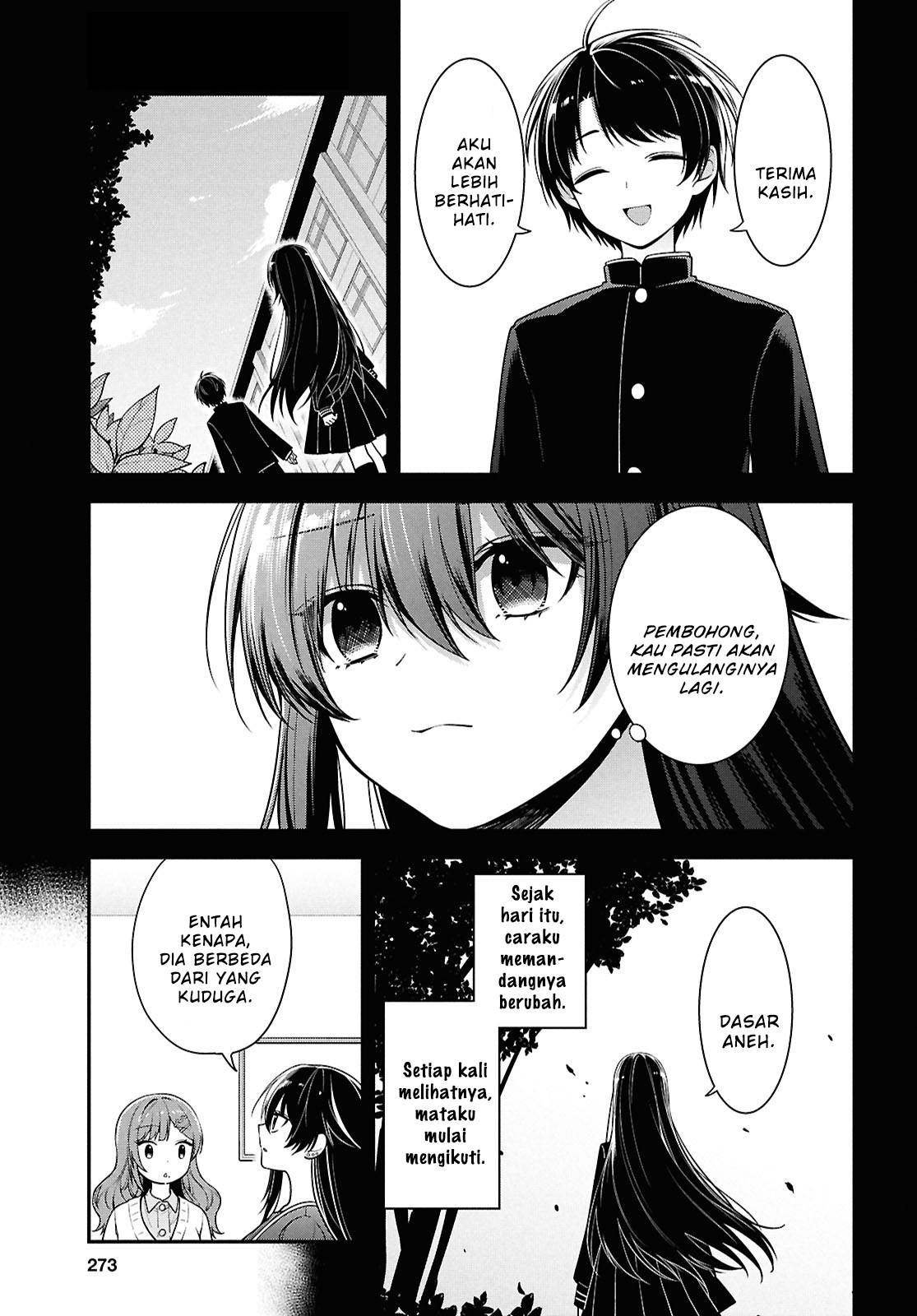 Tonari no Seki no Yankee Shimizu-san ga Kami o Kuroku Sometekita Chapter 4 - halaman 25