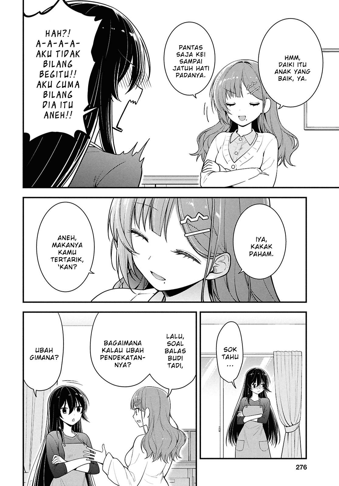 Tonari no Seki no Yankee Shimizu-san ga Kami o Kuroku Sometekita Chapter 4 - halaman 28